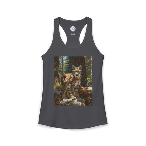 Bobcat-Women's Ideal Racerback Tank