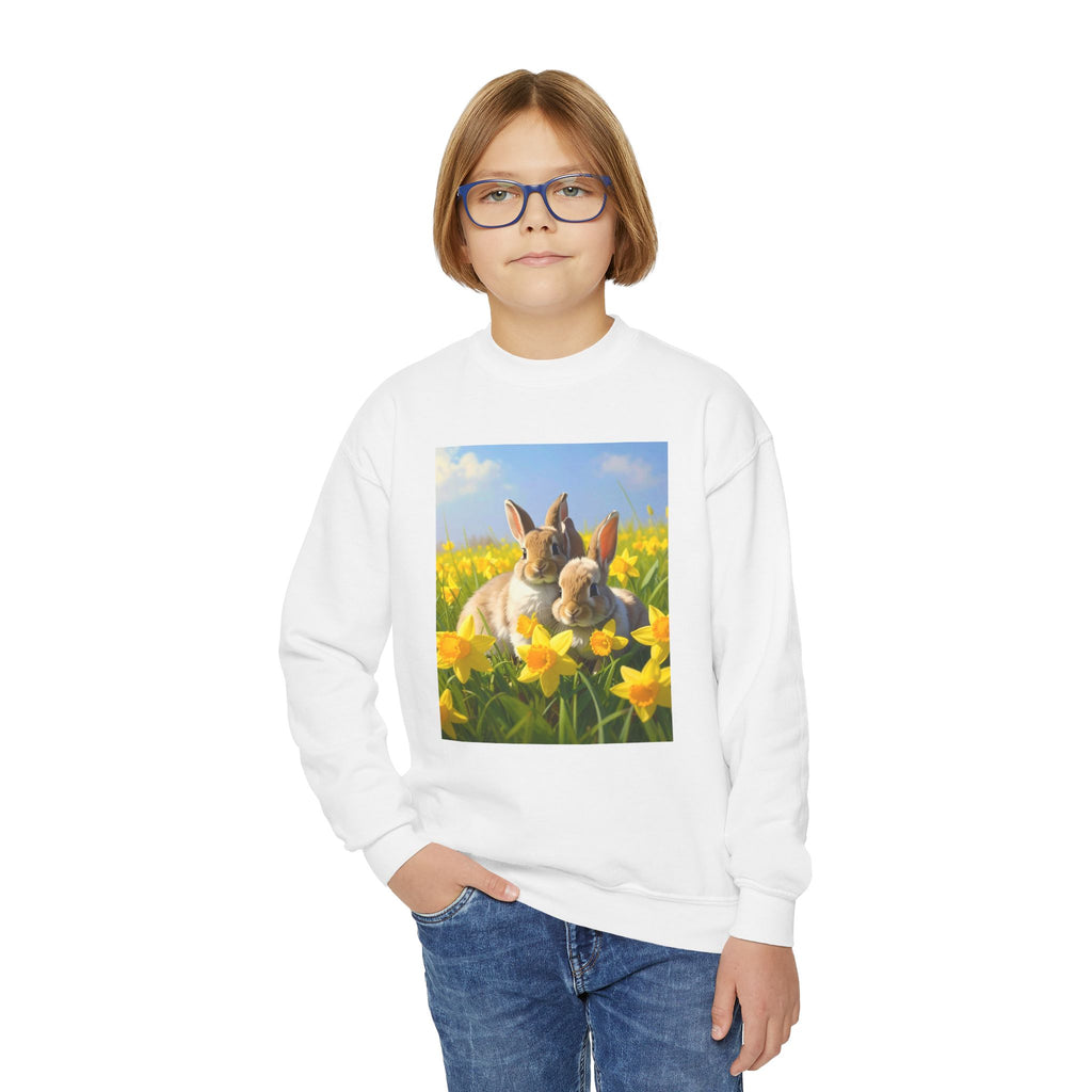 Bunnies Youth Crewneck Sweatshirt