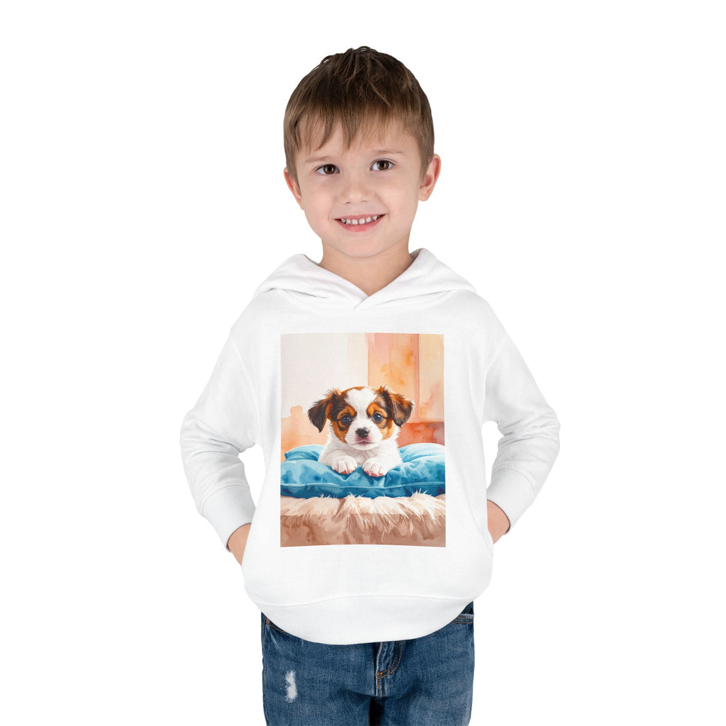Puppy Toddler Pullover Fleece Hoodie