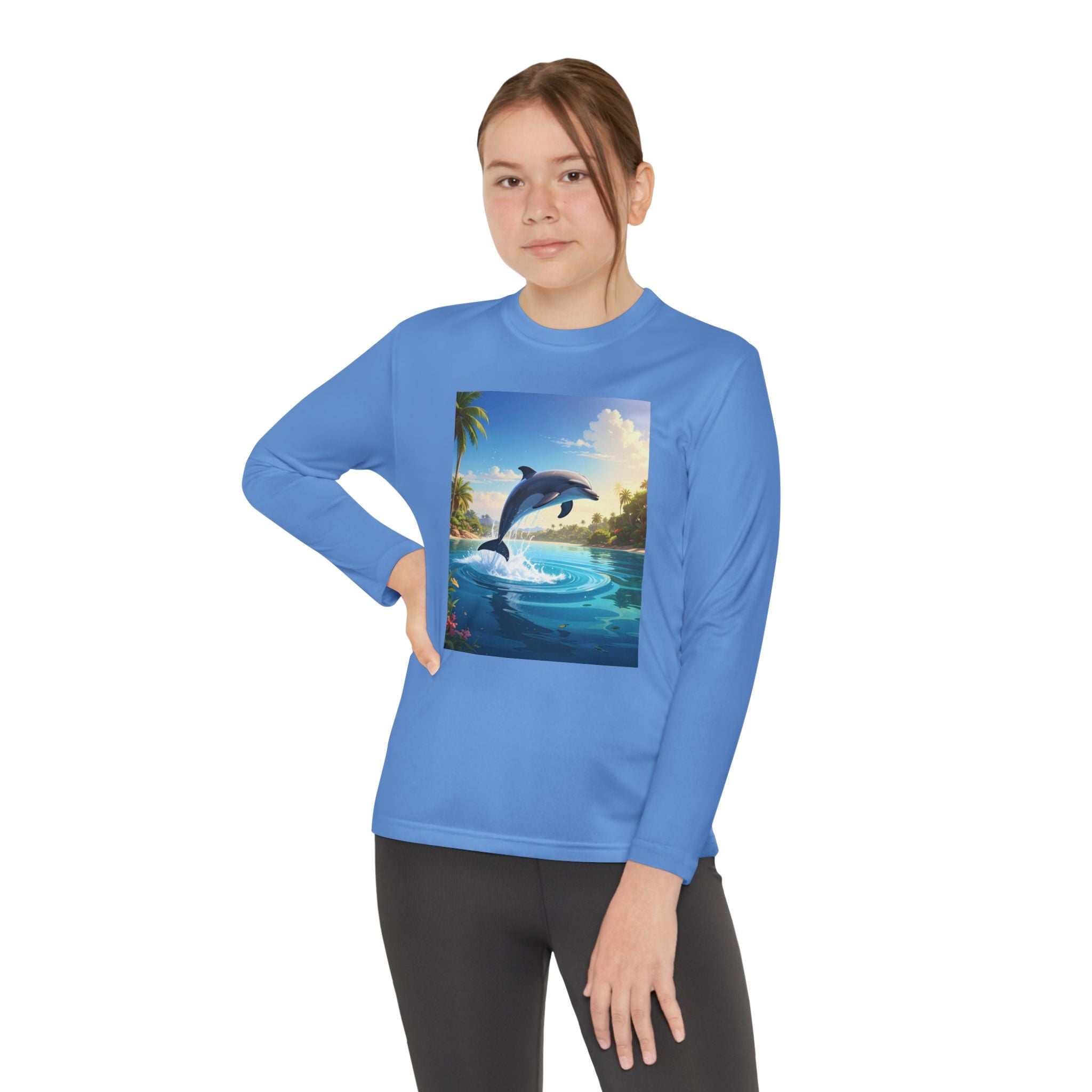 Dolphin Youth Long Sleeve Competitor Tee