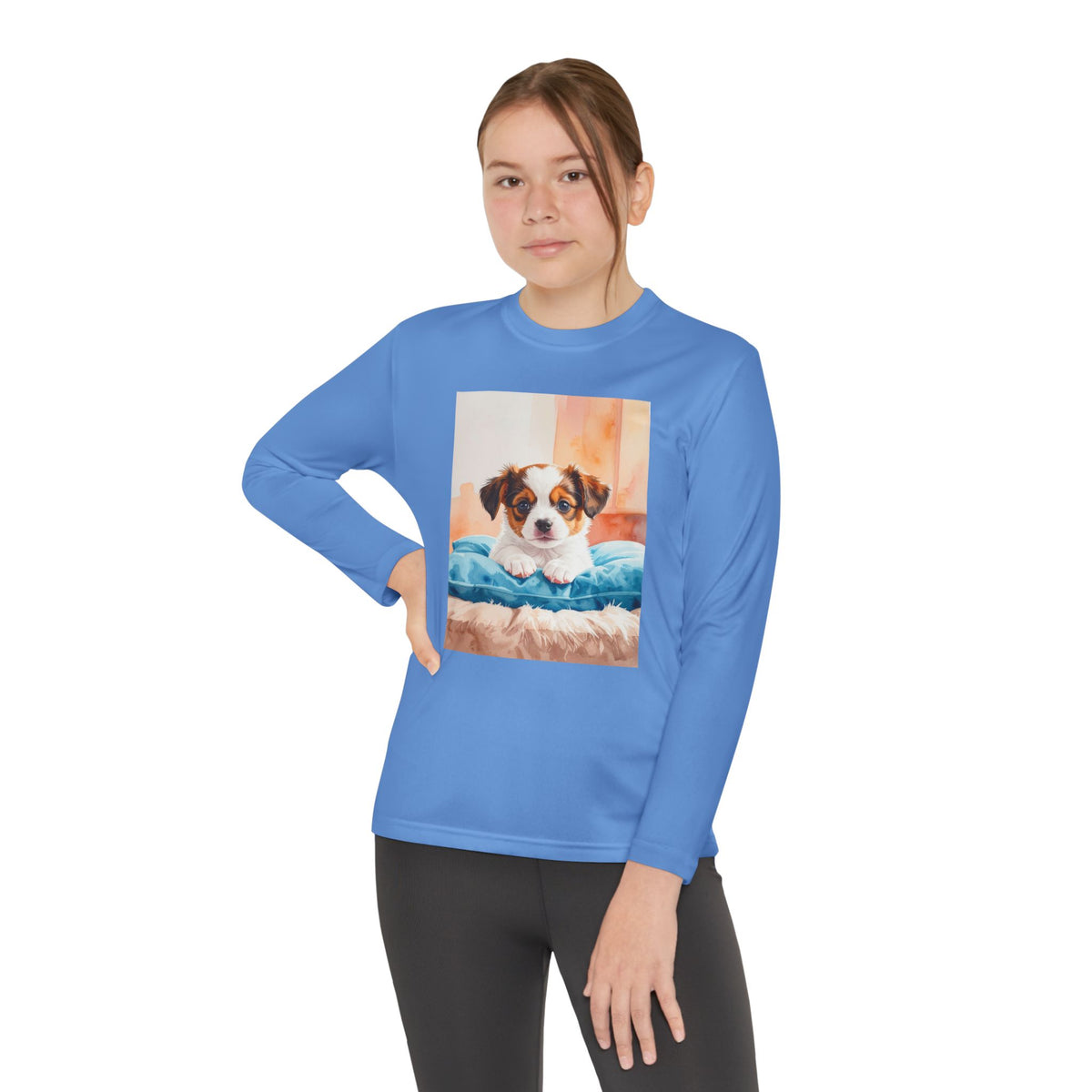 Puppy Youth Long Sleeve Competitor Tee
