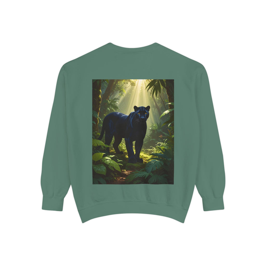 Panther in Sunlit Jungle Sweatshirt