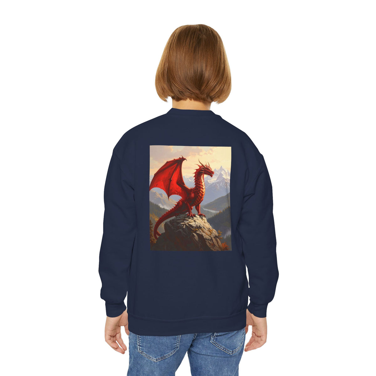 Red Dragon Youth Crewneck Sweatshirt