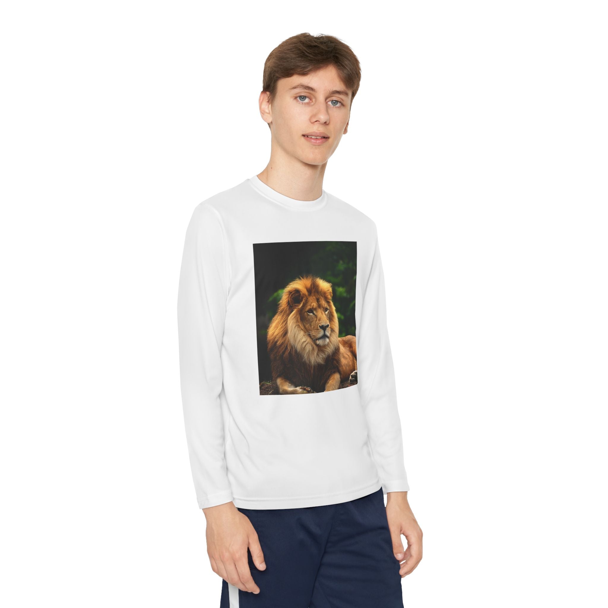 Lion Youth Long Sleeve Competitor Tee