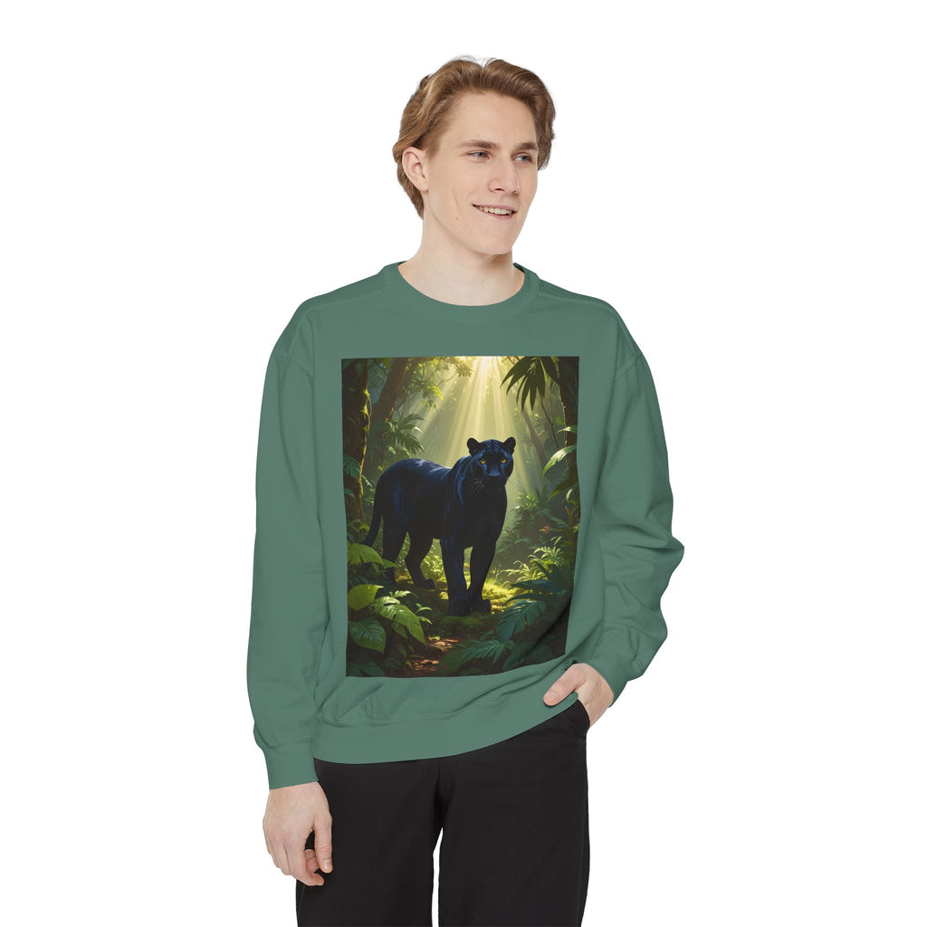 Panther in Sunlit Jungle Sweatshirt