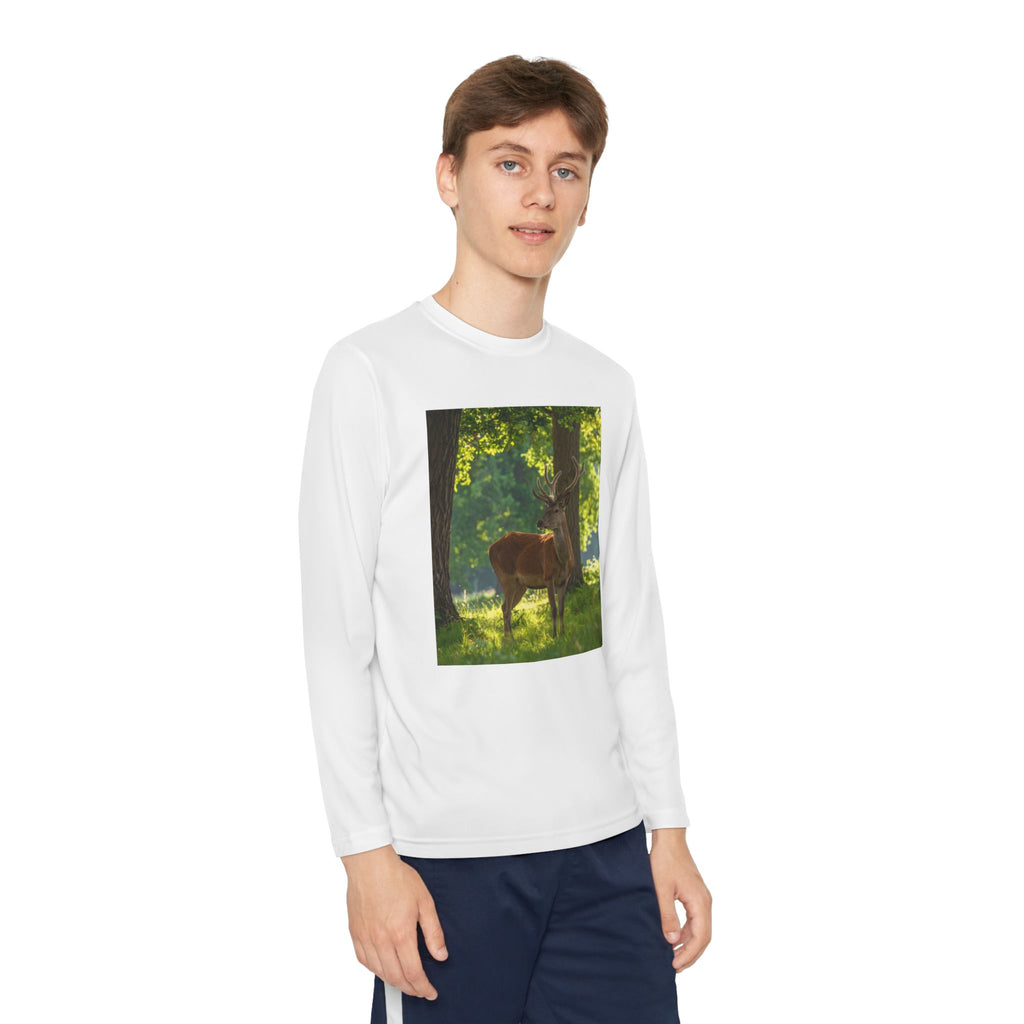 Deer Youth Long Sleeve Competitor Tee