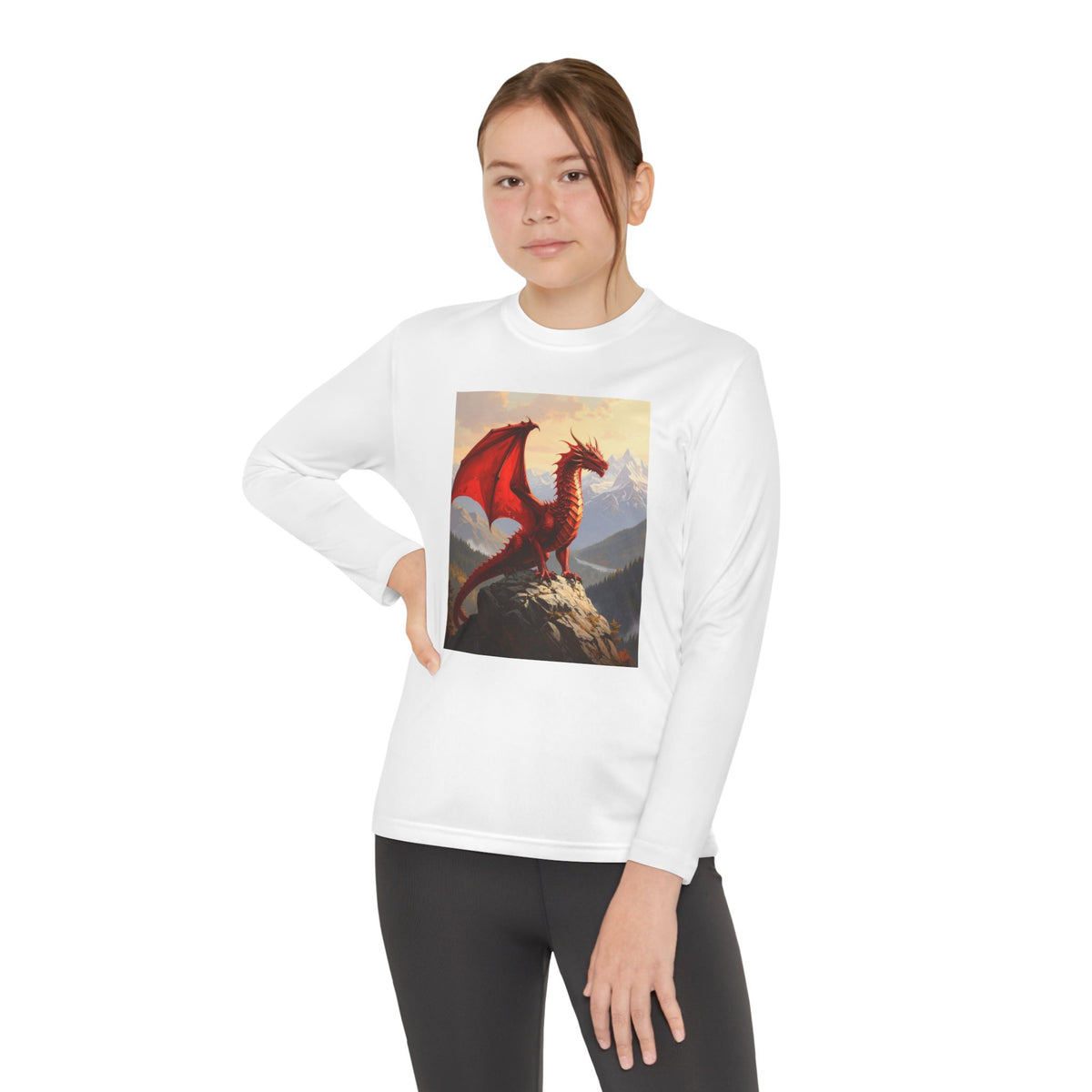 Red Dragon Youth Long Sleeve Competitor Tee