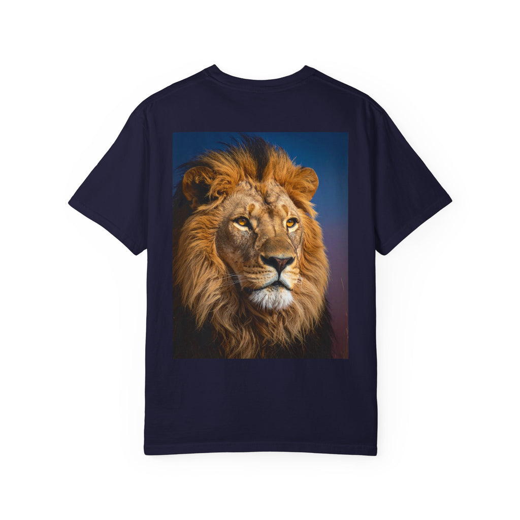 Lion Portrait T-Shirt — Majestic Wildlife Tee