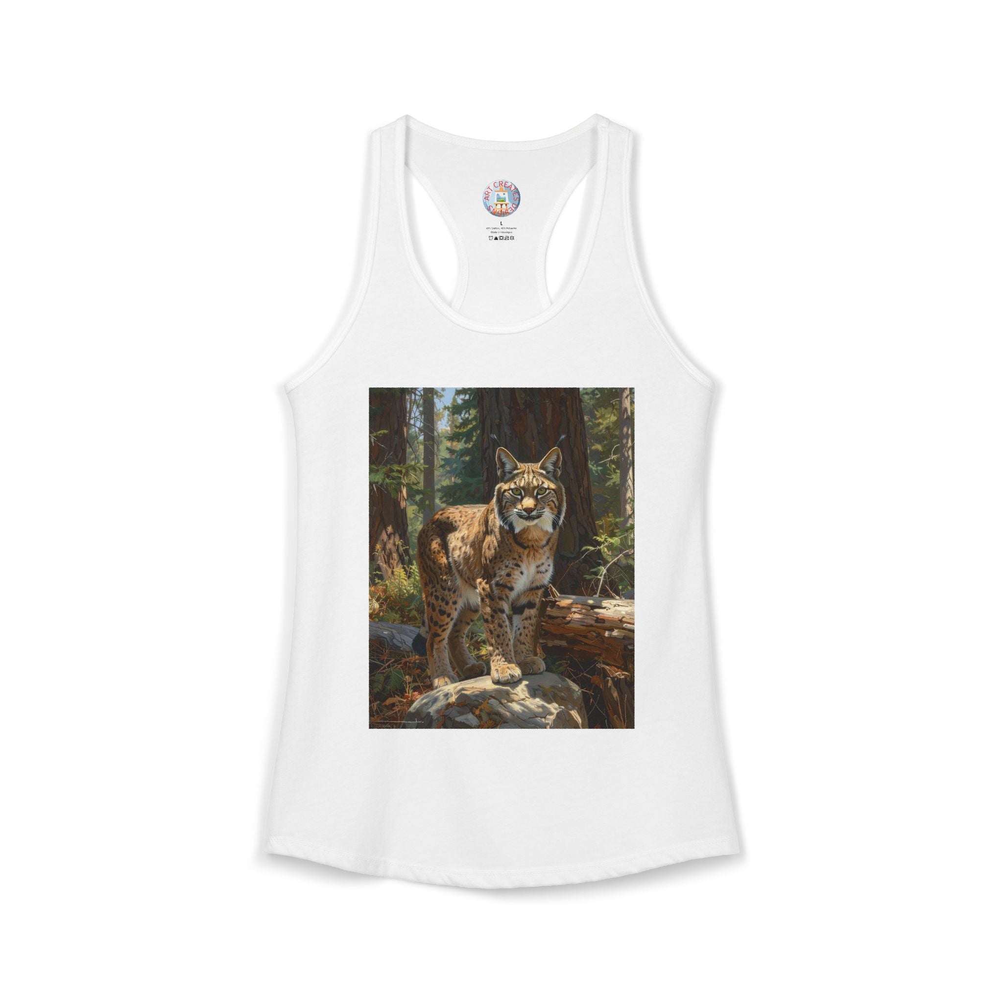 Bobcat-Women's Ideal Racerback Tank