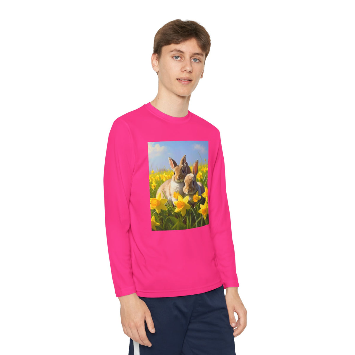 Bunnies Youth Long Sleeve Competitor Tee