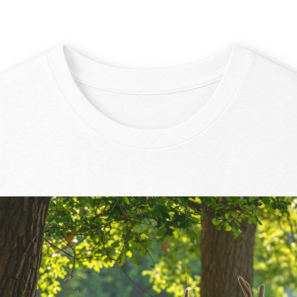Deer in Sunlight Long Sleeve Tee — Nature Wildlife Photo Shirt