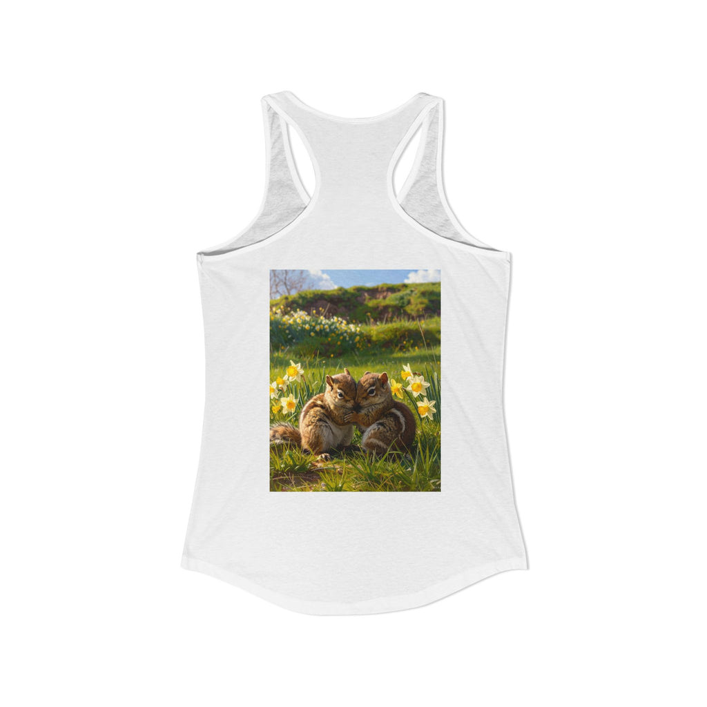 Chipmunks-Women's Ideal Racerback Tank