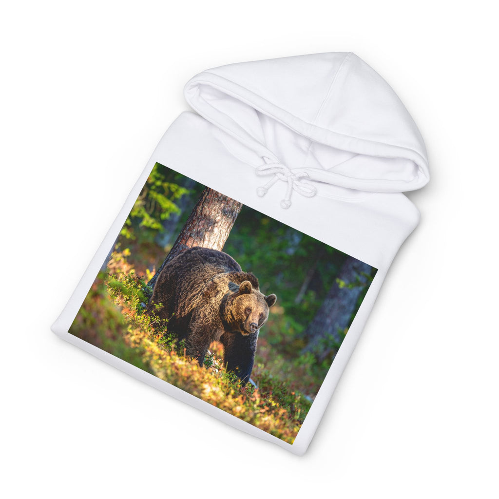 Bear Forest Photo Hoodie — Wilderness Wildlife Sweatshirt