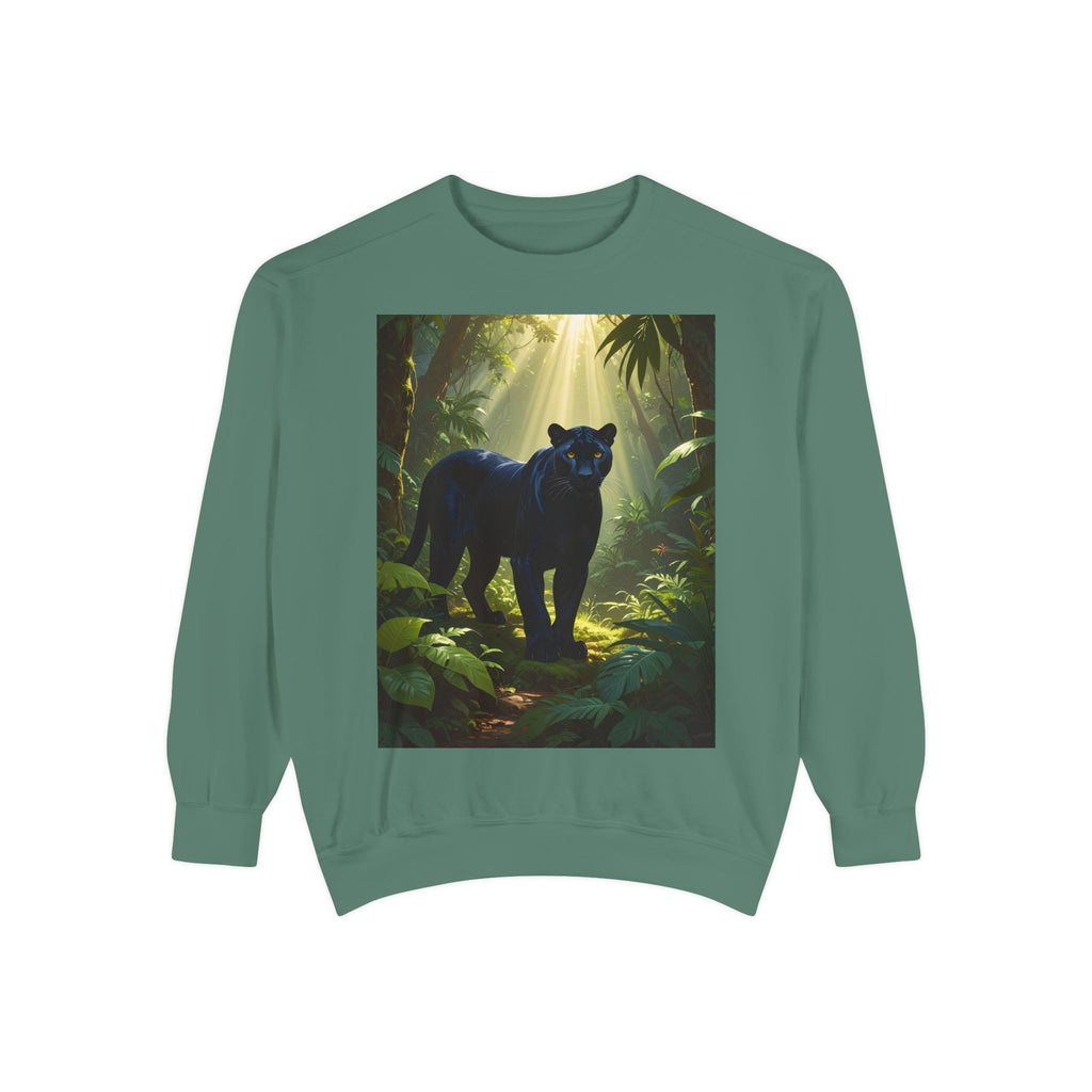 Panther in Sunlit Jungle Sweatshirt