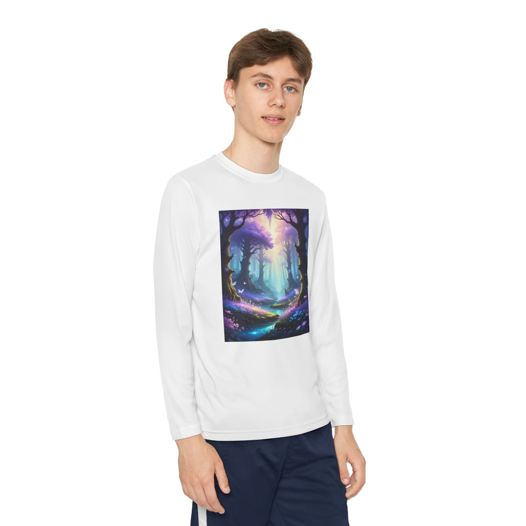 Enchanted Forest Youth Long Sleeve Competitor Tee