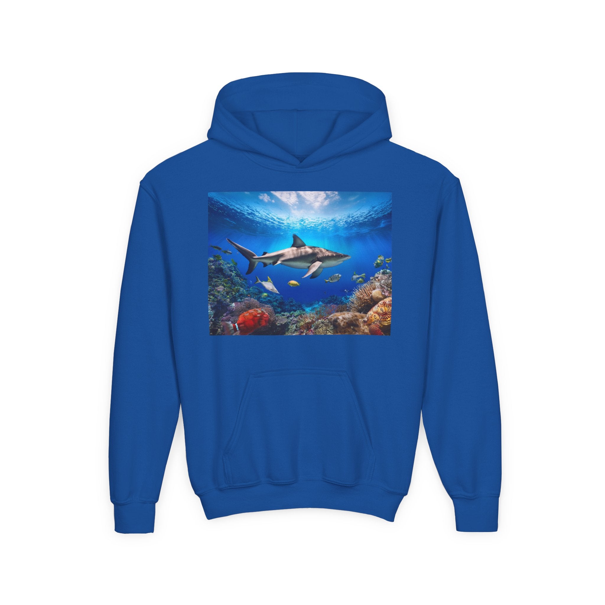 Shark Youth Heavy Blend Hooded Sweatshirt