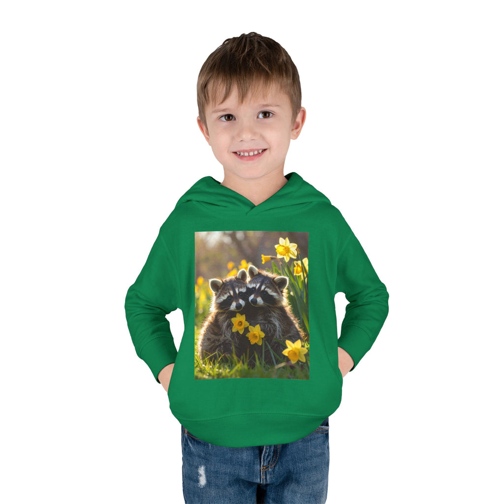 Baby Racoons Toddler Pullover Fleece Hoodie