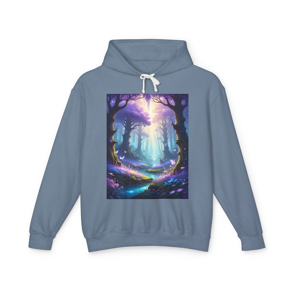 Magical Forest Hoodie — Ethereal Woodland Path Graphic Sweatshirt