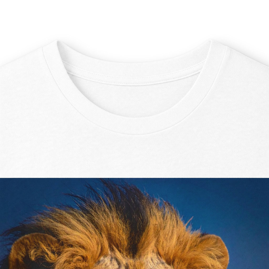 Lion Portrait Long Sleeve Tee — Majestic Wildlife Graphic Shirt