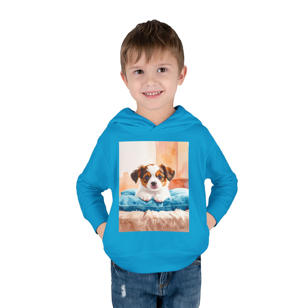 Puppy Toddler Pullover Fleece Hoodie