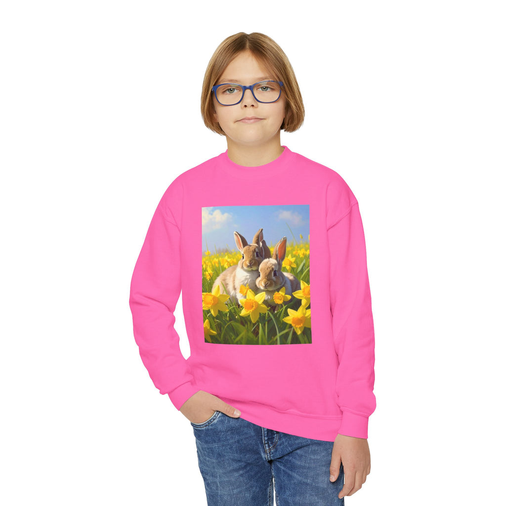 Bunnies Youth Crewneck Sweatshirt