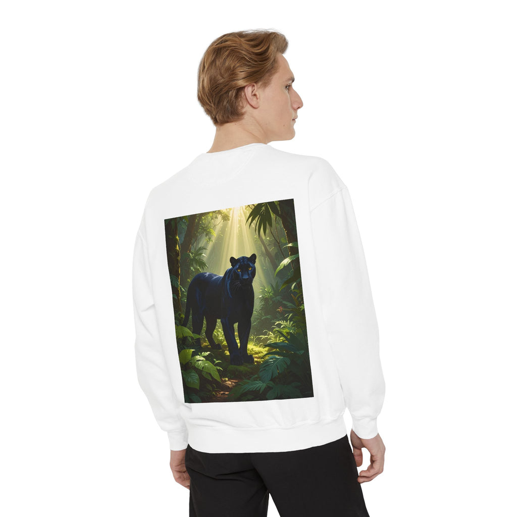 Panther in Sunlit Jungle Sweatshirt