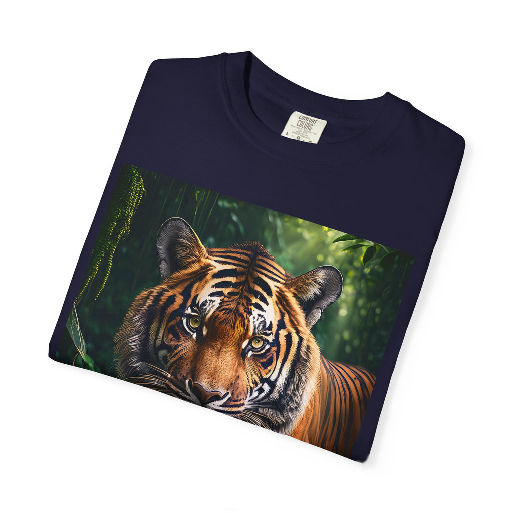 Tiger Portrait Graphic T-Shirt — Jungle Wildlife Tee