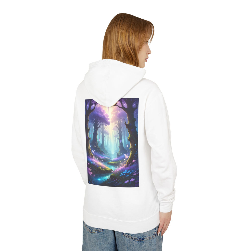 Magical Forest Hoodie — Ethereal Woodland Path Graphic Sweatshirt