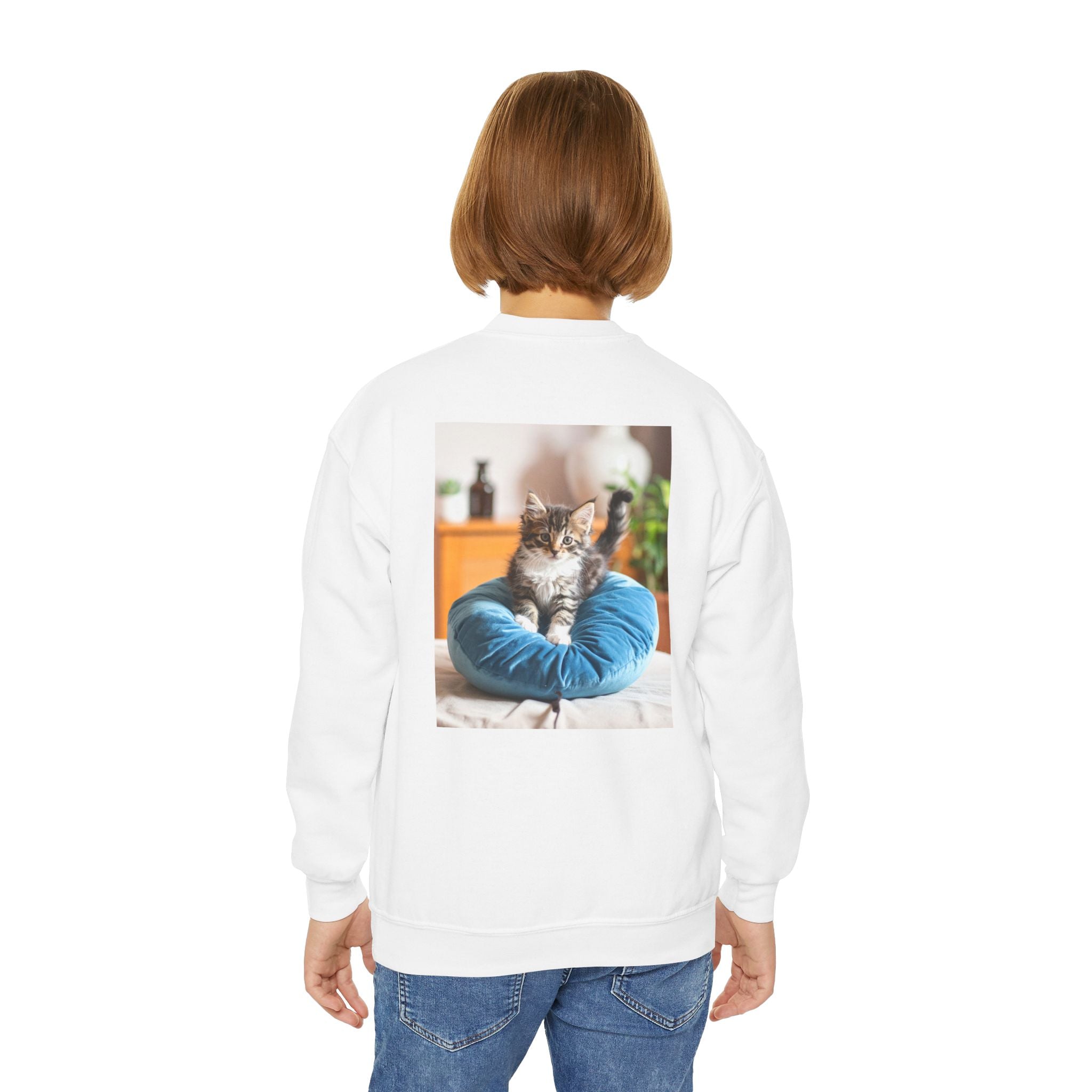 Kitten Youth Crewneck Sweatshirt