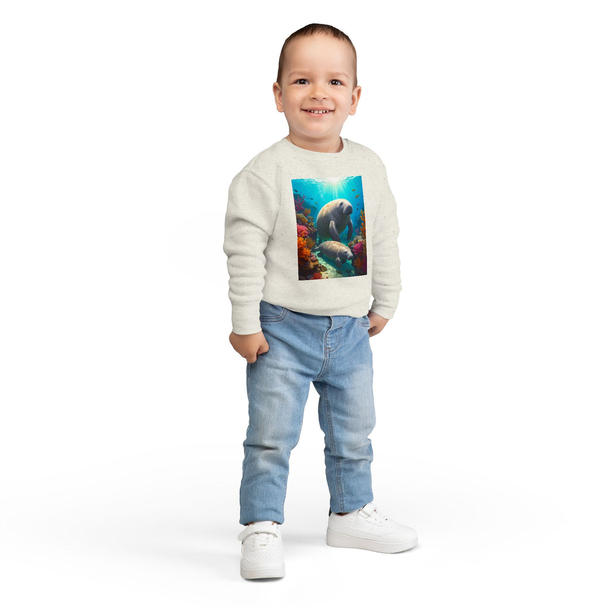 Manatee & Cub Toddler Sweatshirt