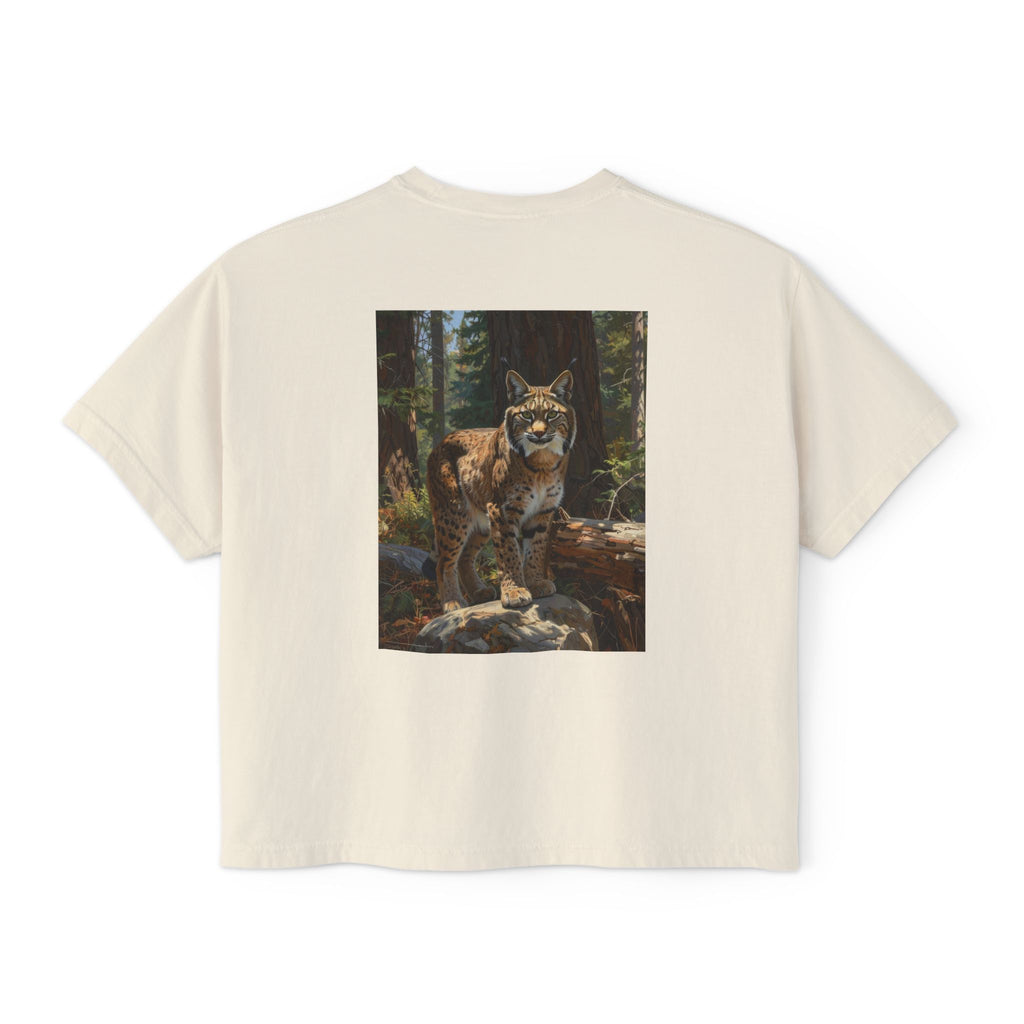 Mountain Bobcat Graphic Tee — Vintage Wilderness Cat Shirt