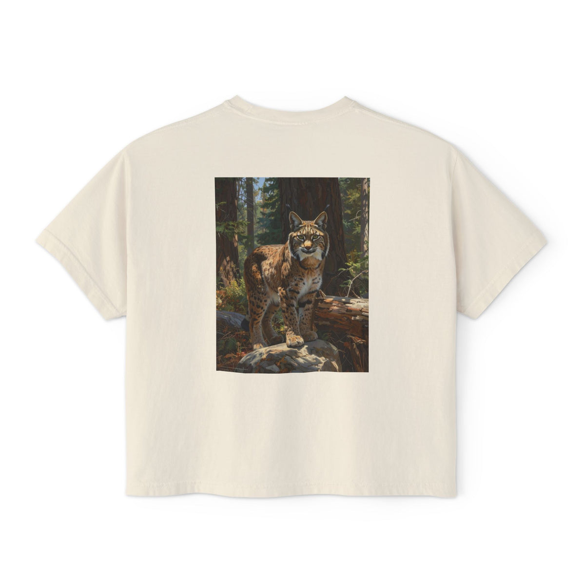 Mountain Bobcat Graphic Tee — Vintage Wilderness Cat Shirt