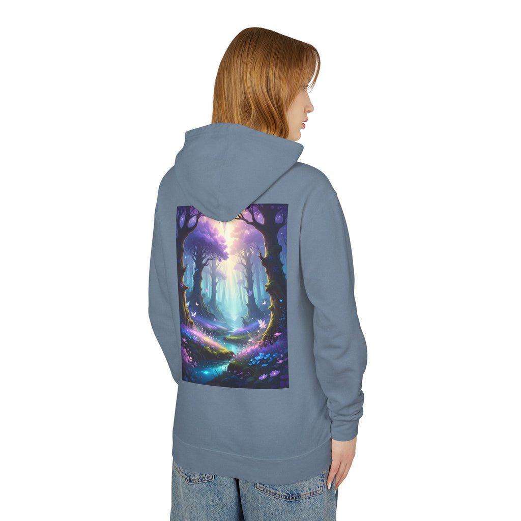 Magical Forest Hoodie — Ethereal Woodland Path Graphic Sweatshirt