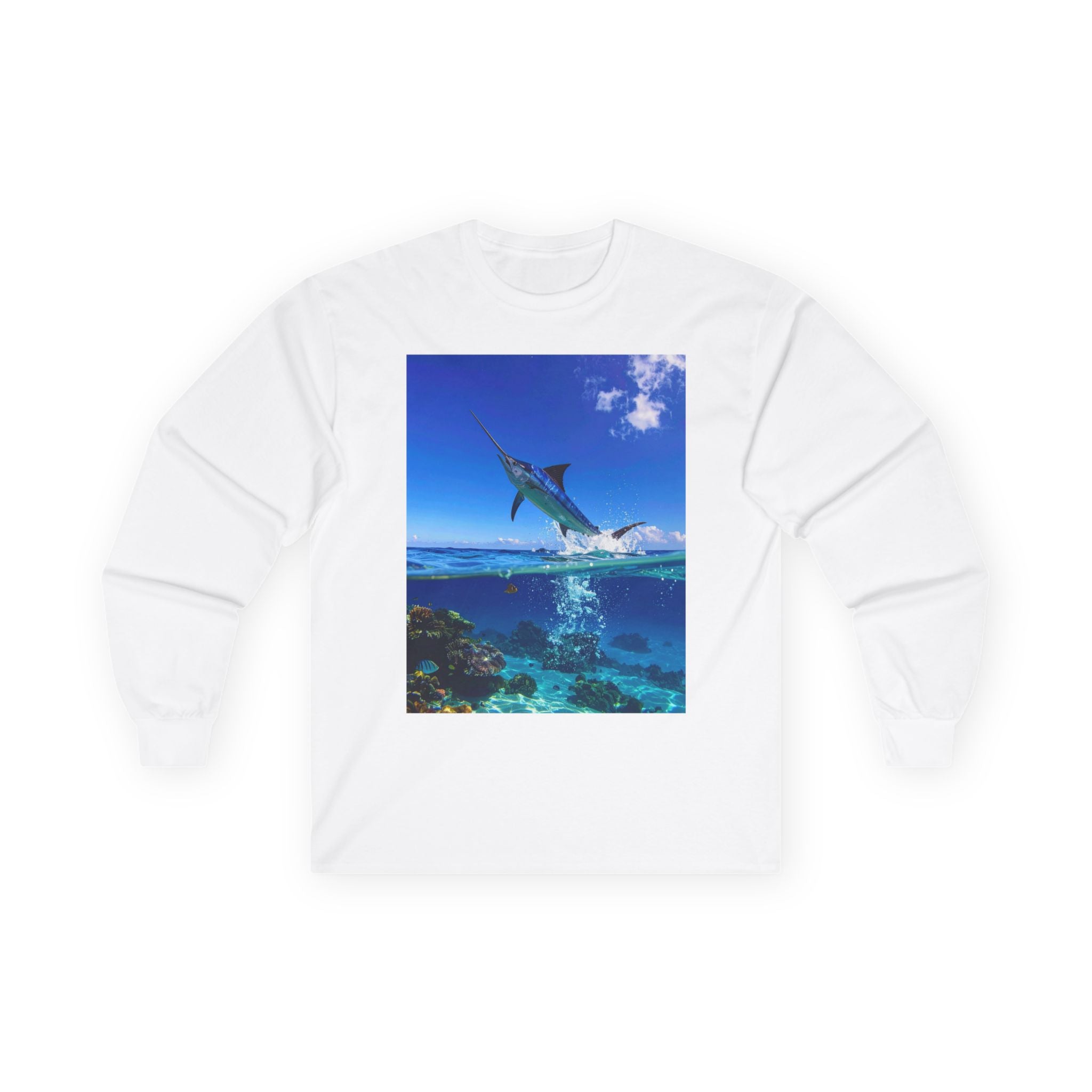 Marlin Ocean Jump Long Sleeve Tee