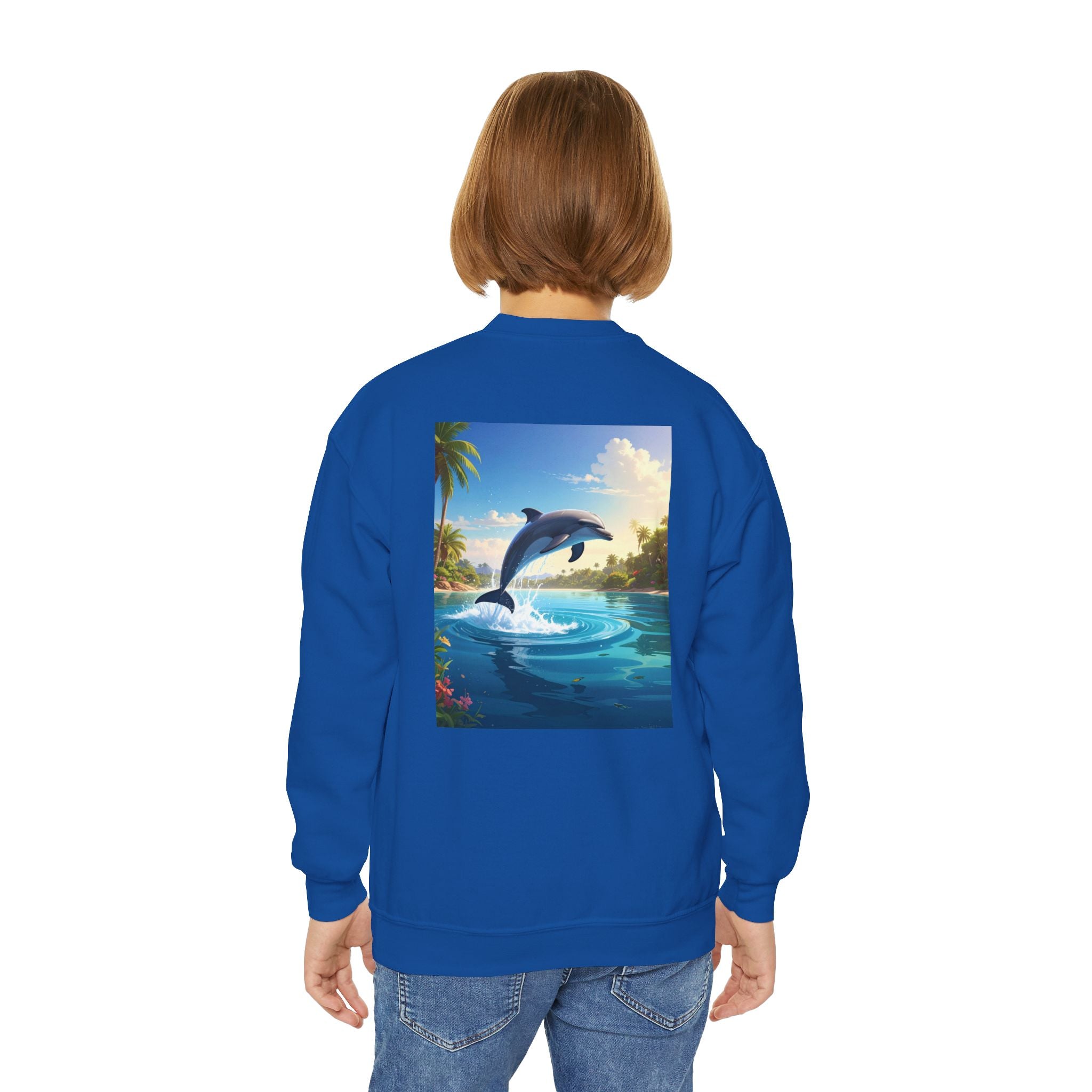Dolphin Youth Crewneck Sweatshirt