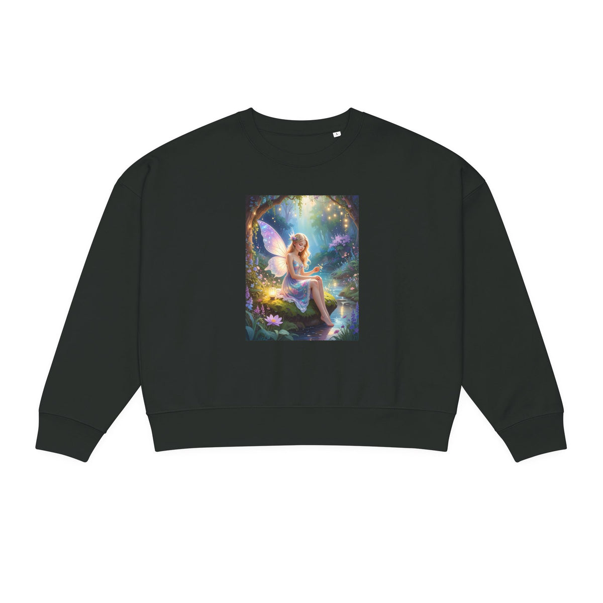 Fairy Garden Crewneck Sweatshirt — Enchanted Alma Fairy Graphic