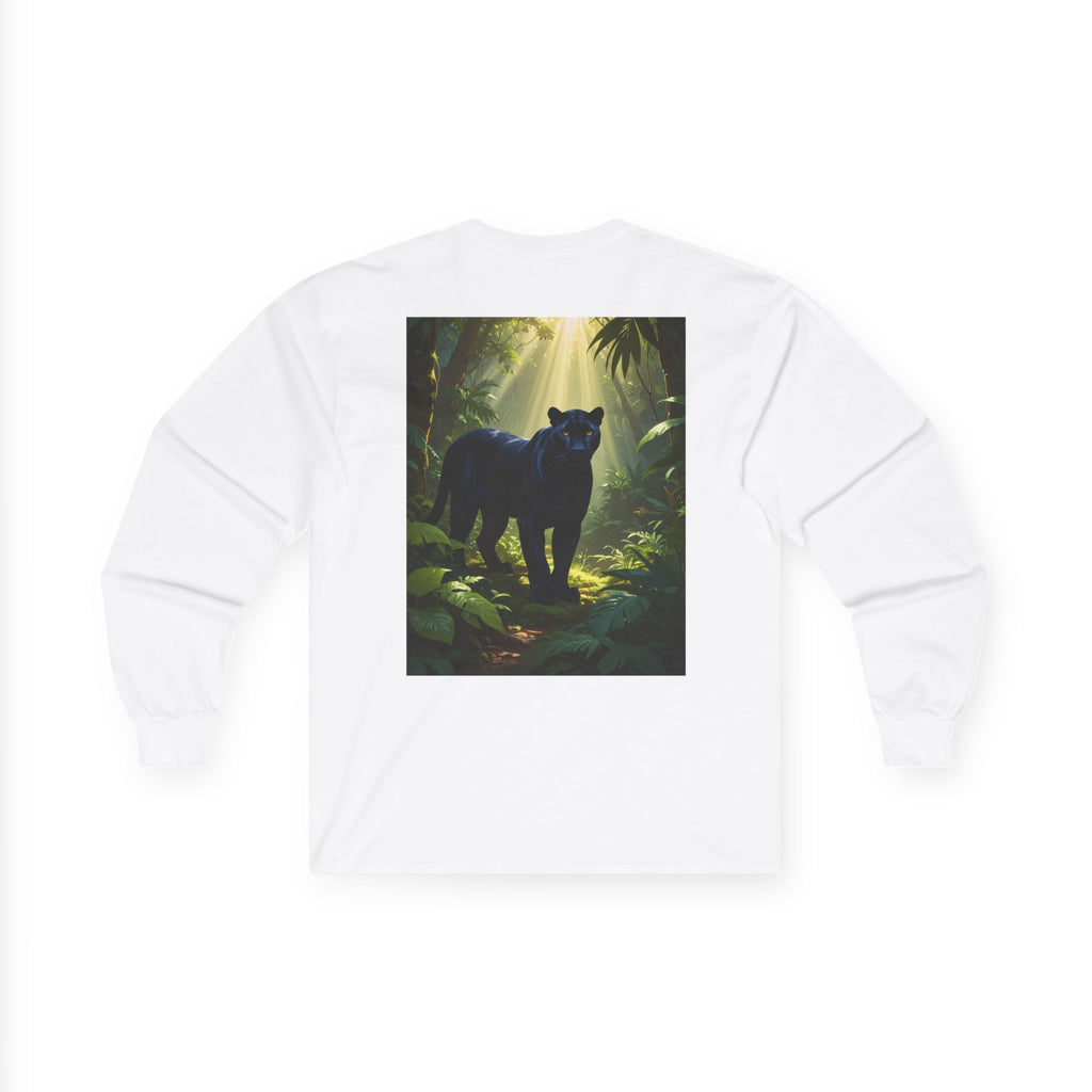 Panther in Sunlit Jungle Long Sleeve Tee