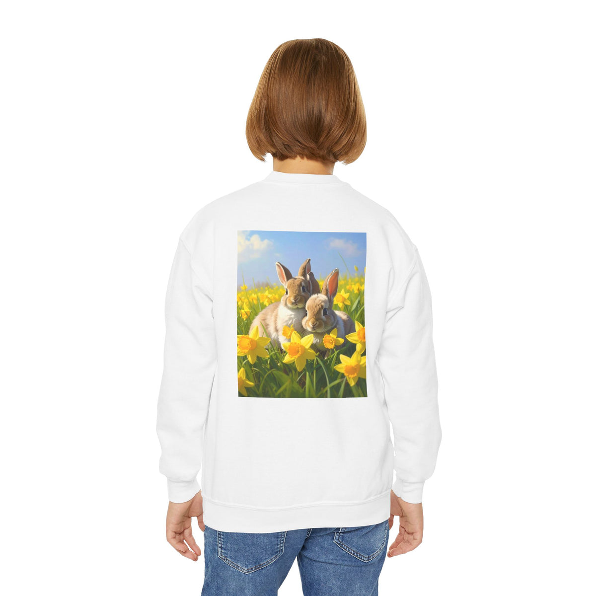 Bunnies Youth Crewneck Sweatshirt