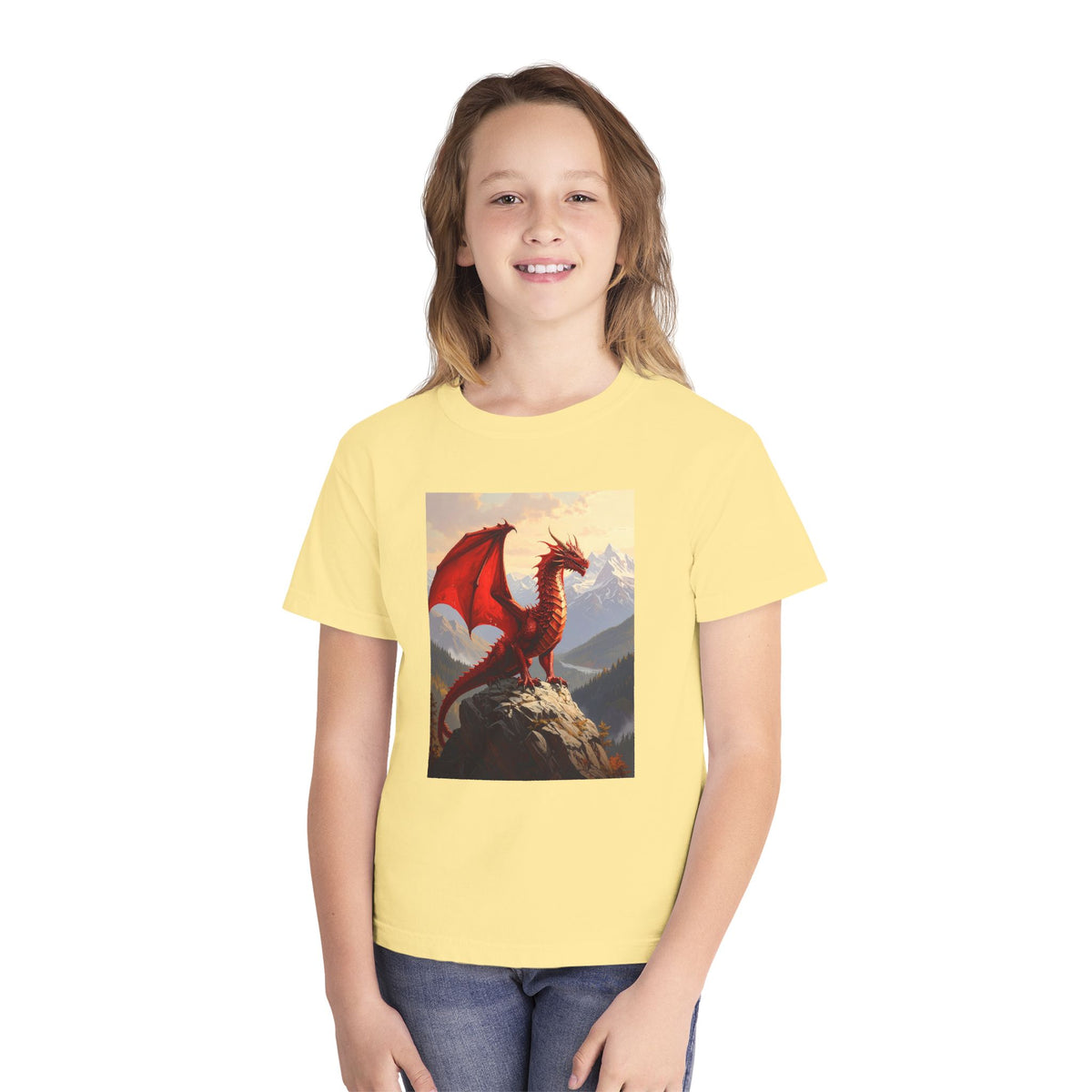 Red Dragon Youth Midweight Tee