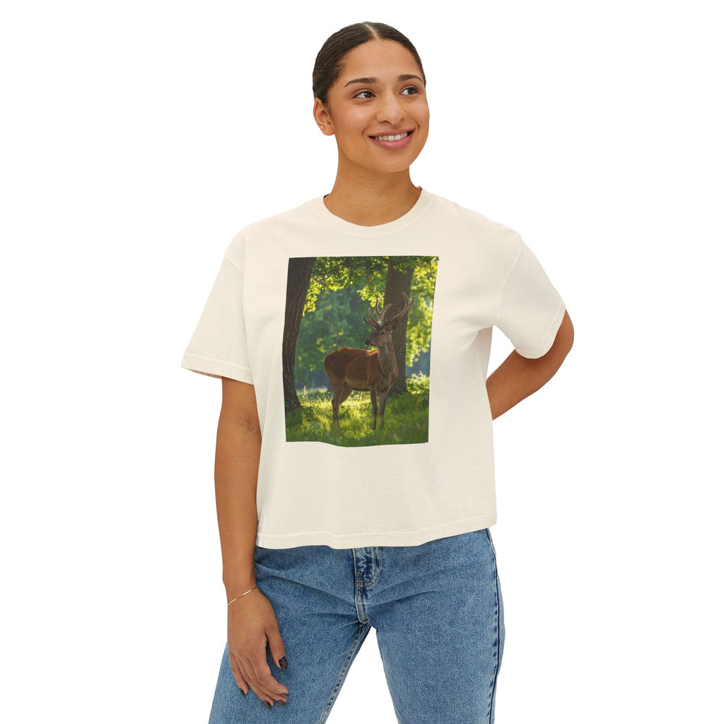 Doe in Dappled Sun Women's Boxy Tee
