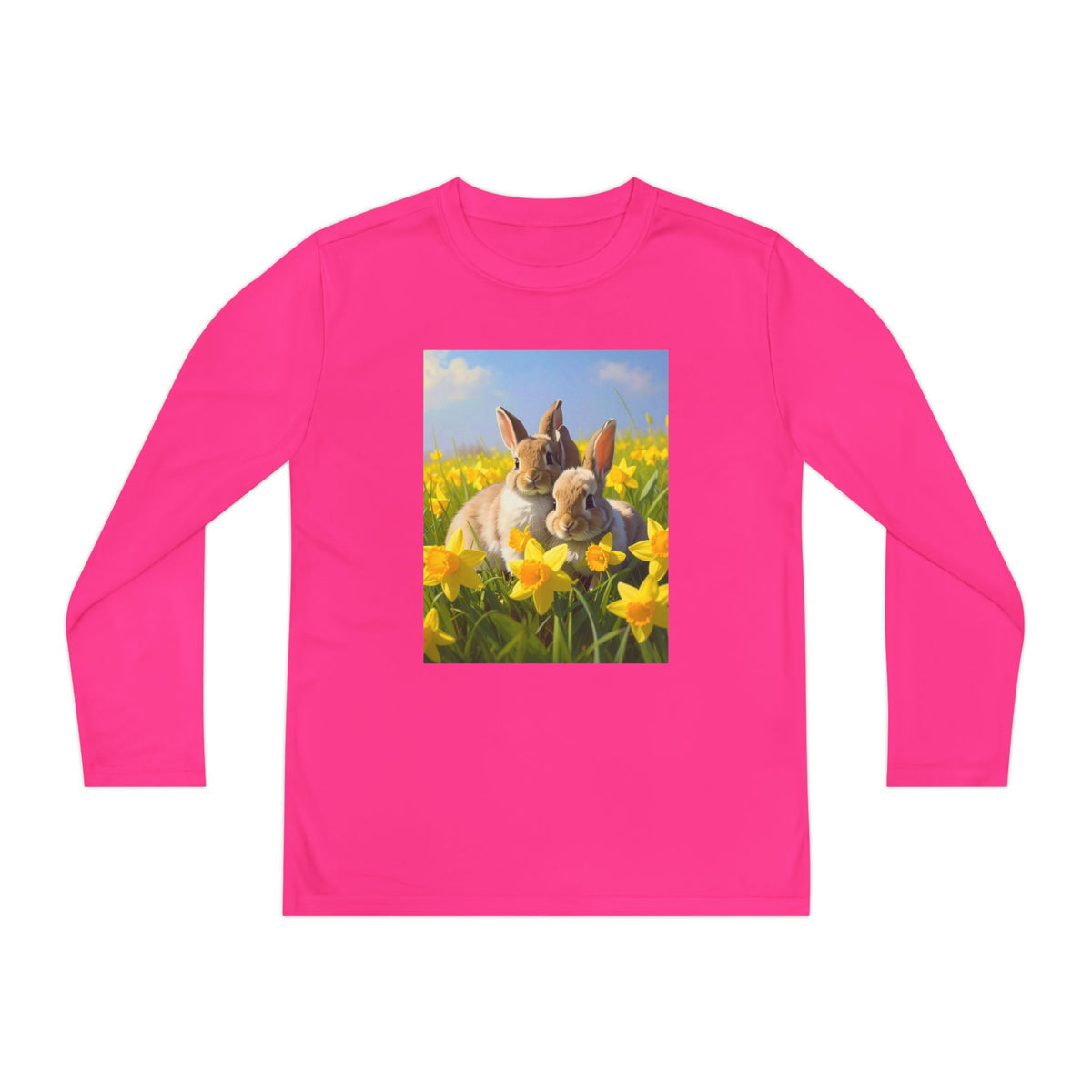 Bunnies Youth Long Sleeve Competitor Tee