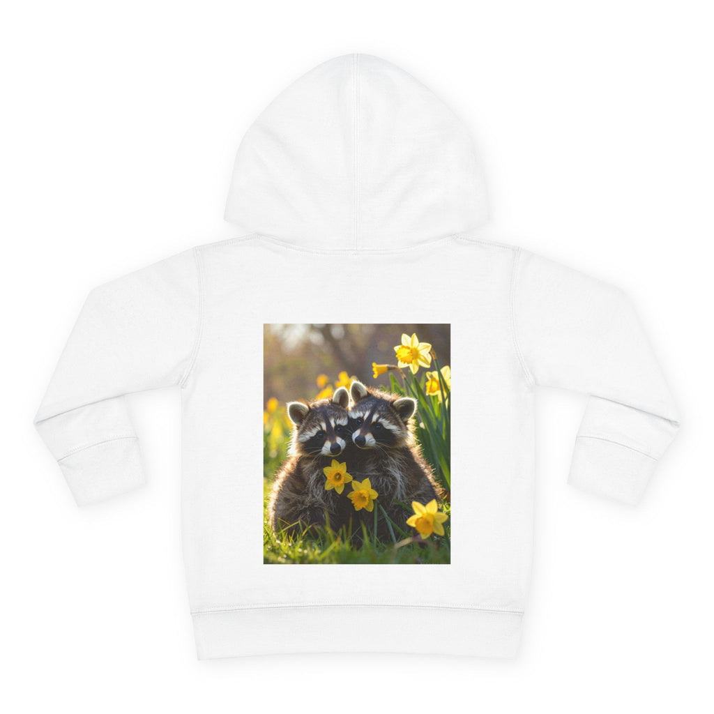 Baby Racoons Toddler Pullover Fleece Hoodie