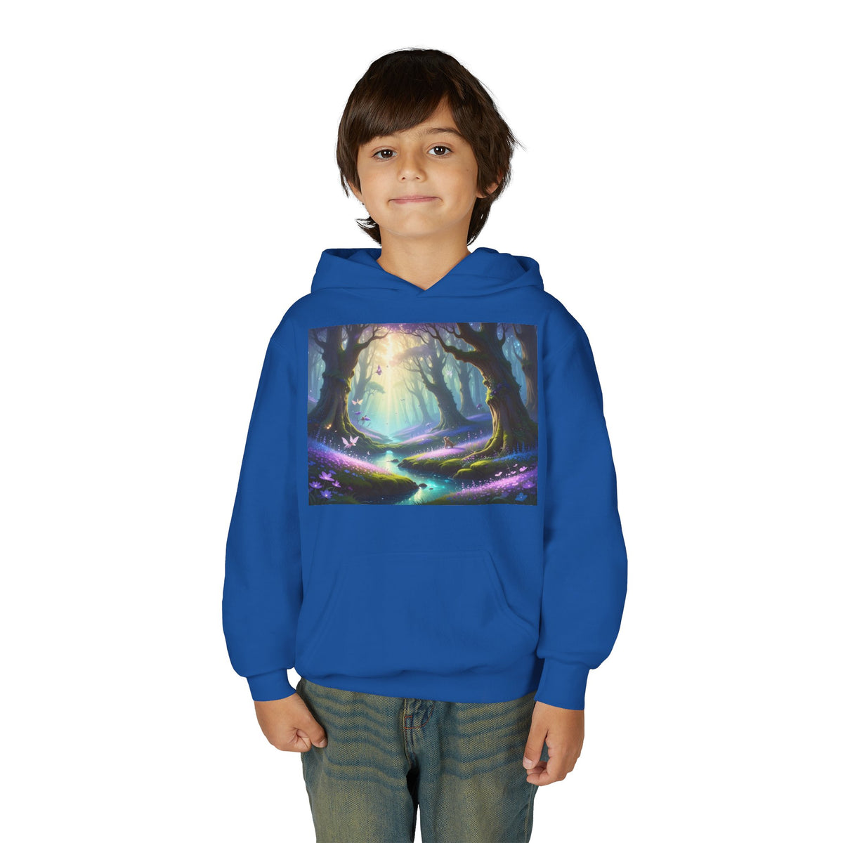Enchanted Forest Youth Heavy Blend Hooded Sweatshirt