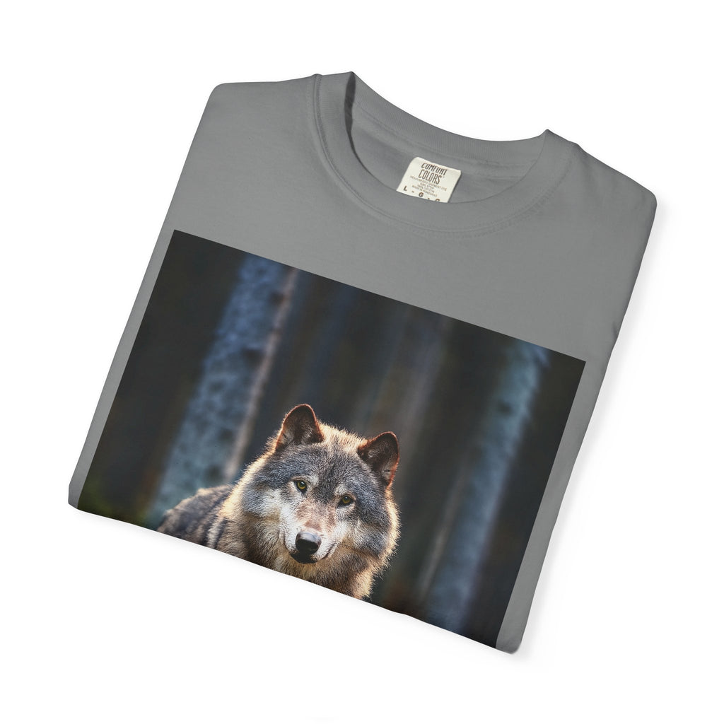 Wolf Forest T-Shirt — Majestic Wolf Photo Tee