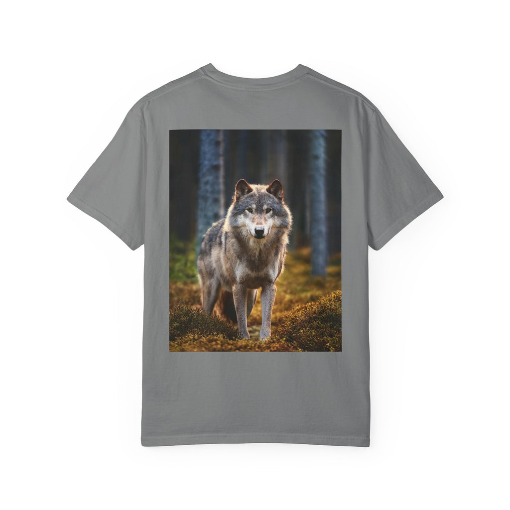 Wolf Forest T-Shirt — Majestic Wolf Photo Tee