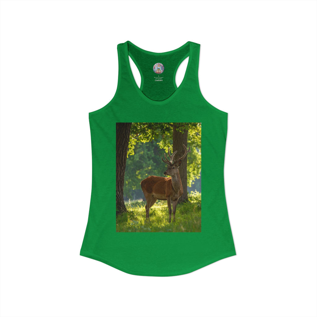 Deer-Women's Ideal Racerback Tank