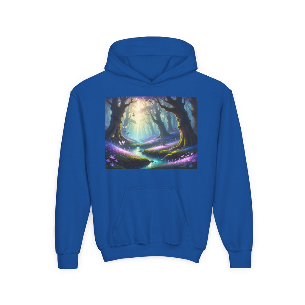 Enchanted Forest Youth Heavy Blend Hooded Sweatshirt