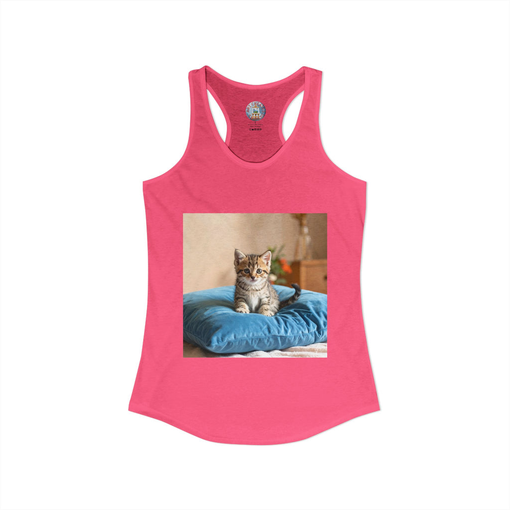 Pillow Kitten-Women's Ideal Racerback Tank