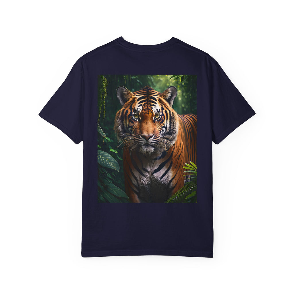 Tiger Portrait Graphic T-Shirt — Jungle Wildlife Tee