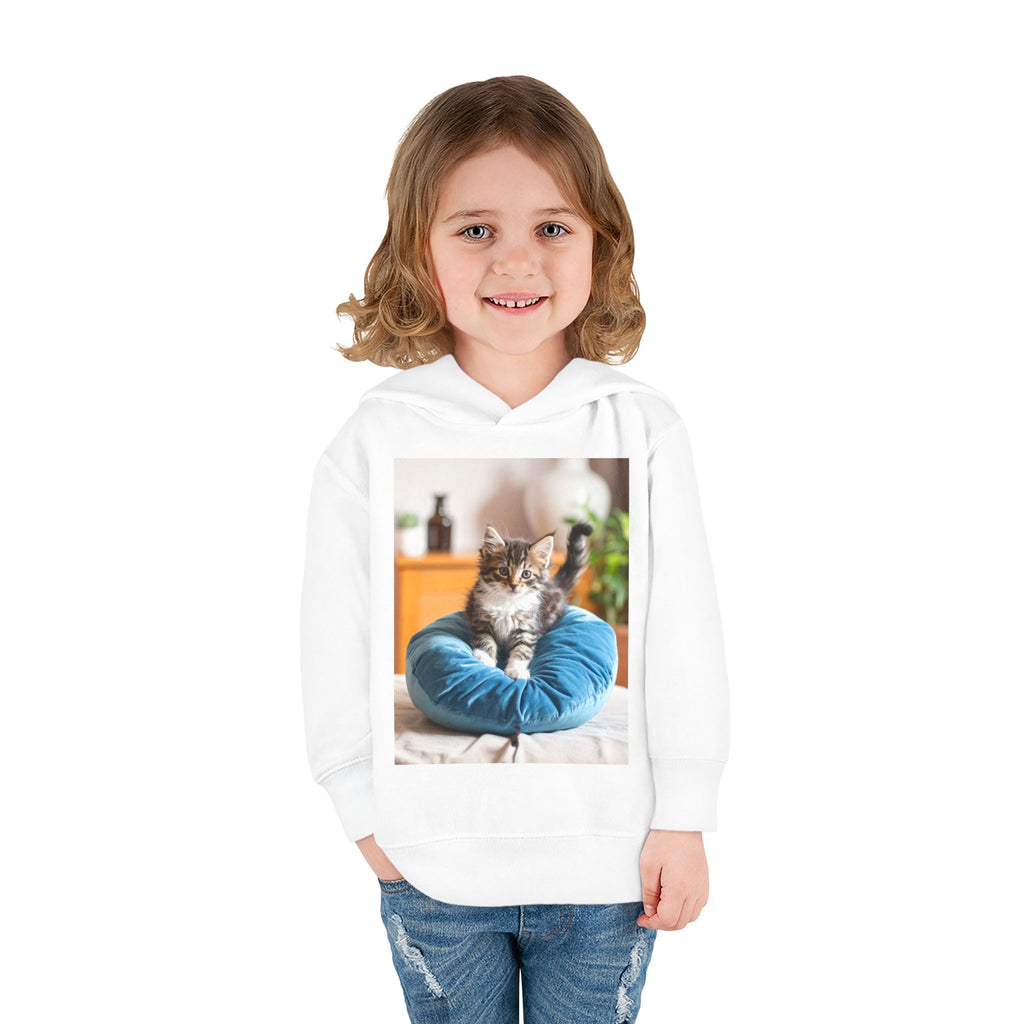 Kitten Toddler Pullover Fleece Hoodie